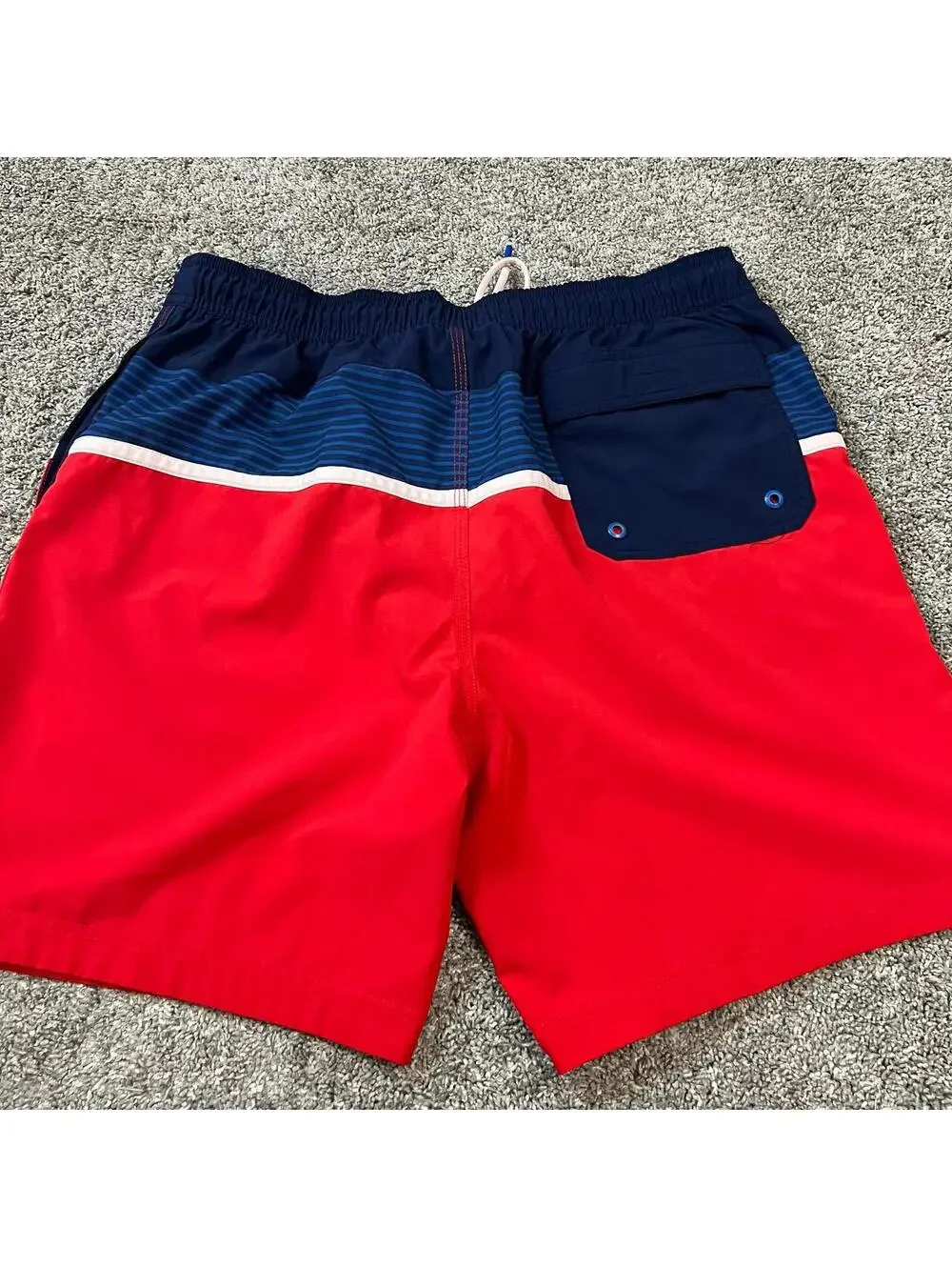 Speedo Men’s Red and Blue Swimming Trunks size XL